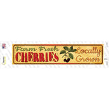 Farm Fresh Cherries Novelty Narrow Sticker Decal