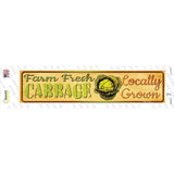 Farm Fresh Cabbage Novelty Narrow Sticker Decal