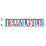 Happy Easter Colorful Novelty Narrow Sticker Decal
