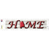 Alabama Home Outline Novelty Narrow Sticker Decal