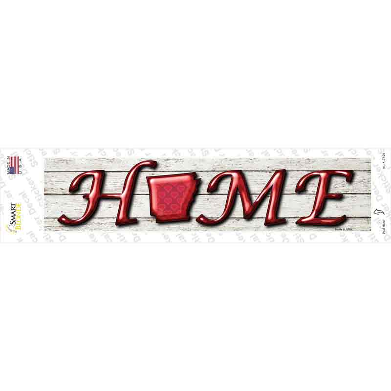 Arkansas Home Outline Novelty Narrow Sticker Decal