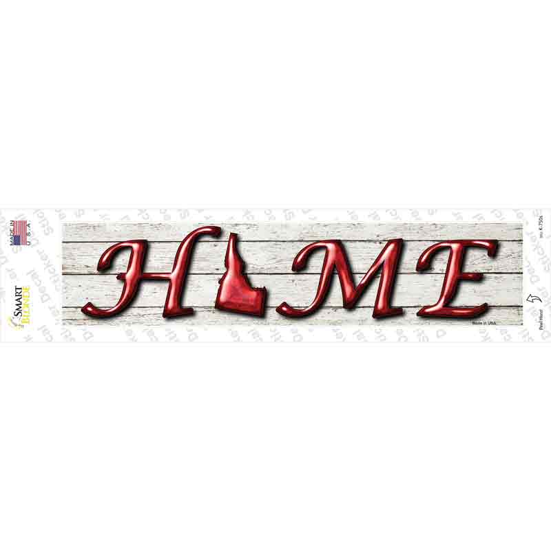 Idaho Home Outline Novelty Narrow Sticker Decal
