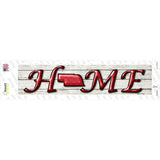 Nebraska Home Outline Novelty Narrow Sticker Decal