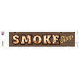 Smoke Shop Bulb Lettering Novelty Narrow Sticker Decal