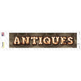 Antiques Bulb Lettering Novelty Narrow Sticker Decal