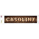 Gasoline Bulb Lettering Novelty Narrow Sticker Decal