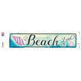 Beach Zone Novelty Narrow Sticker Decal
