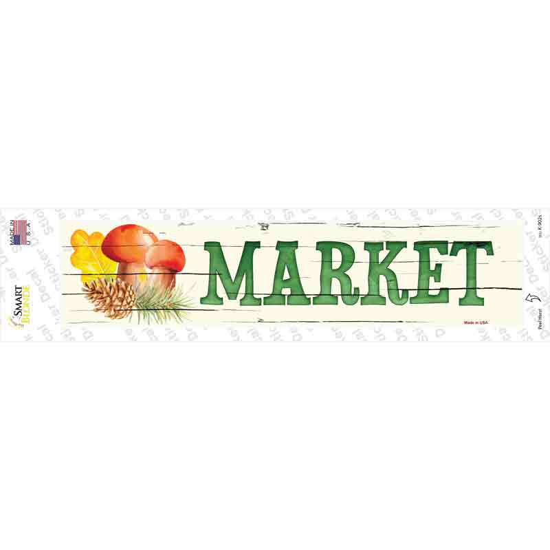 Market Novelty Narrow Sticker Decal