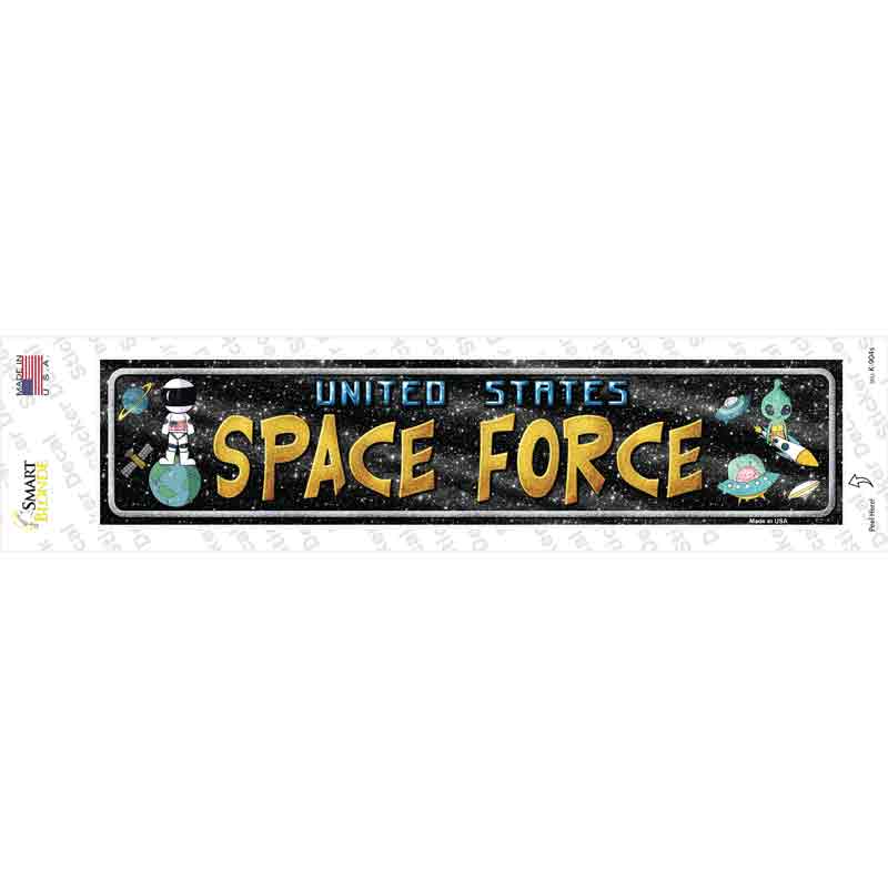 US Space Force Novelty Narrow Sticker Decal