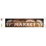 Farmers Market Novelty Narrow Sticker Decal