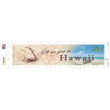 Ill See You In Hawaii Novelty Narrow Sticker Decal