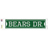 Bears Dr Novelty Narrow Sticker Decal