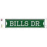 Bills Dr Novelty Narrow Sticker Decal