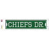 Chiefs Dr Novelty Narrow Sticker Decal