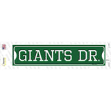 Giants Dr Novelty Narrow Sticker Decal