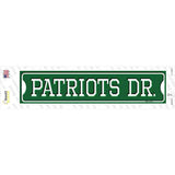 Patriots Dr Novelty Narrow Sticker Decal