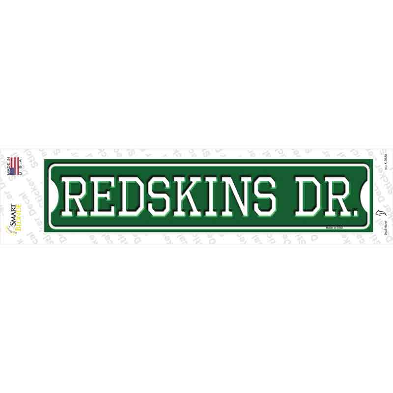 Redskins Dr Novelty Narrow Sticker Decal