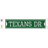 Texans Dr Novelty Narrow Sticker Decal