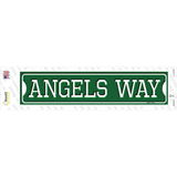 Angels Way Novelty Narrow Sticker Decal
