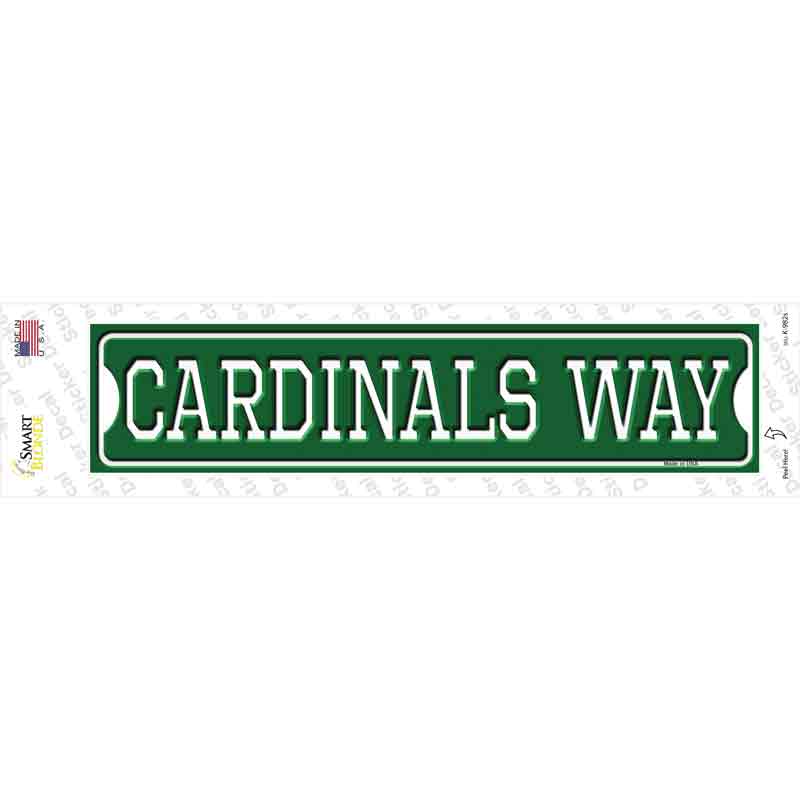Cardinals Way Novelty Narrow Sticker Decal