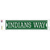 Indians Way Novelty Narrow Sticker Decal