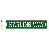 Marlins Way Novelty Narrow Sticker Decal