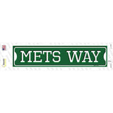 Mets Way Novelty Narrow Sticker Decal