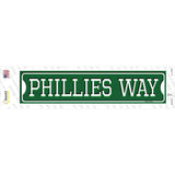 Phillies Way Novelty Narrow Sticker Decal