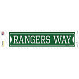 Rangers Way Novelty Narrow Sticker Decal