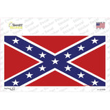 Confederate Flag Novelty Sticker Decal