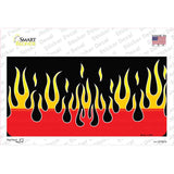 Flames Novelty Sticker Decal