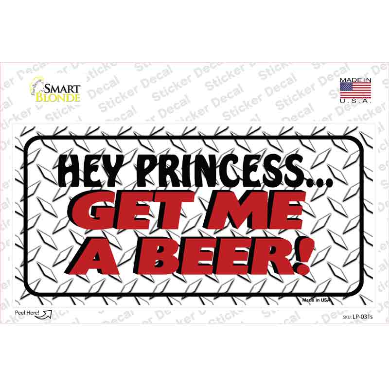 Get Me a Beer Novelty Sticker Decal