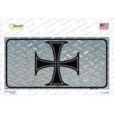 Maltese Cross Novelty Sticker Decal