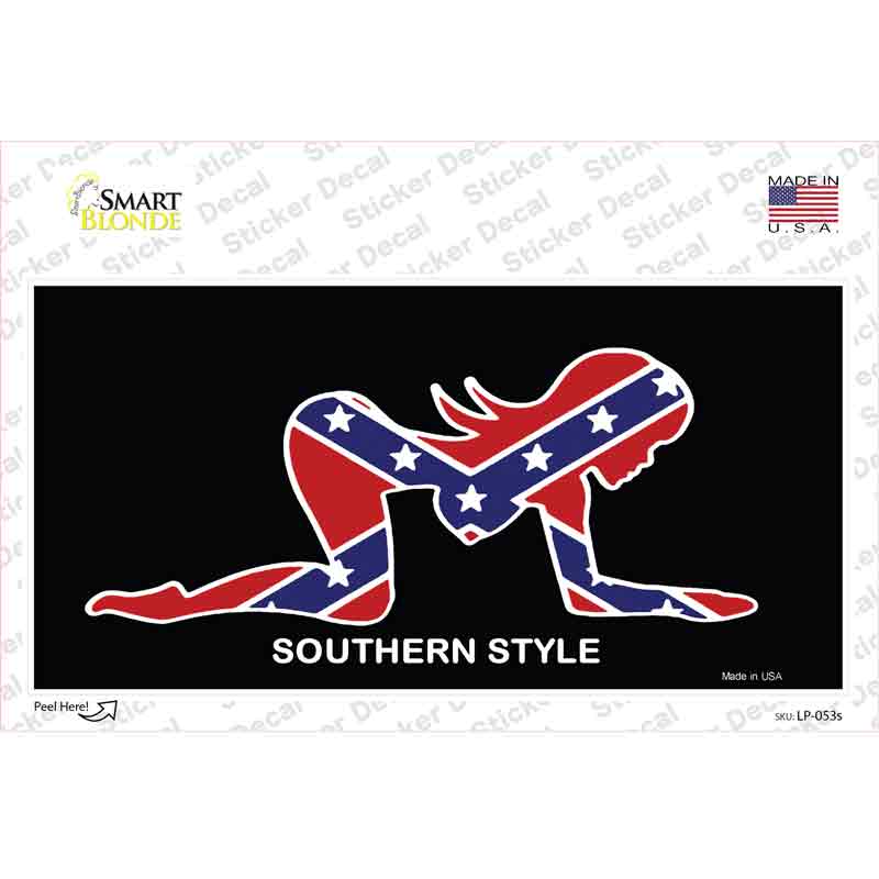 Southern Style Sexy Novelty Sticker Decal