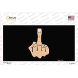 Middle Finger Novelty Sticker Decal
