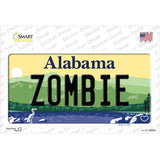 Zombie Alabama Novelty Sticker Decal