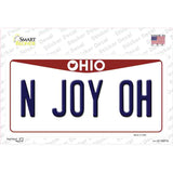 N Joy OH Ohio Novelty Sticker Decal