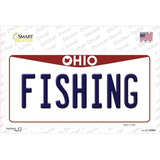Fishing Ohio Novelty Sticker Decal