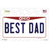 Best Dad Ohio Novelty Sticker Decal