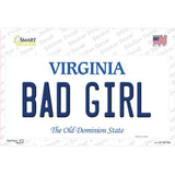 Bad Girl Virginia Novelty Sticker Decal