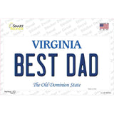 Best Dad Virginia Novelty Sticker Decal