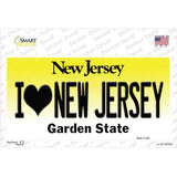 I Love New Jersey Novelty Sticker Decal