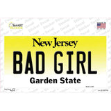 Bad Girl New Jersey Novelty Sticker Decal