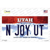 N Joy UT Utah Novelty Sticker Decal