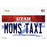 Moms Taxi Utah Novelty Sticker Decal