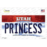 Princess Utah Novelty Sticker Decal
