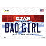 Bad Girl Utah Novelty Sticker Decal