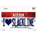 I Love Slackline Utah Novelty Sticker Decal