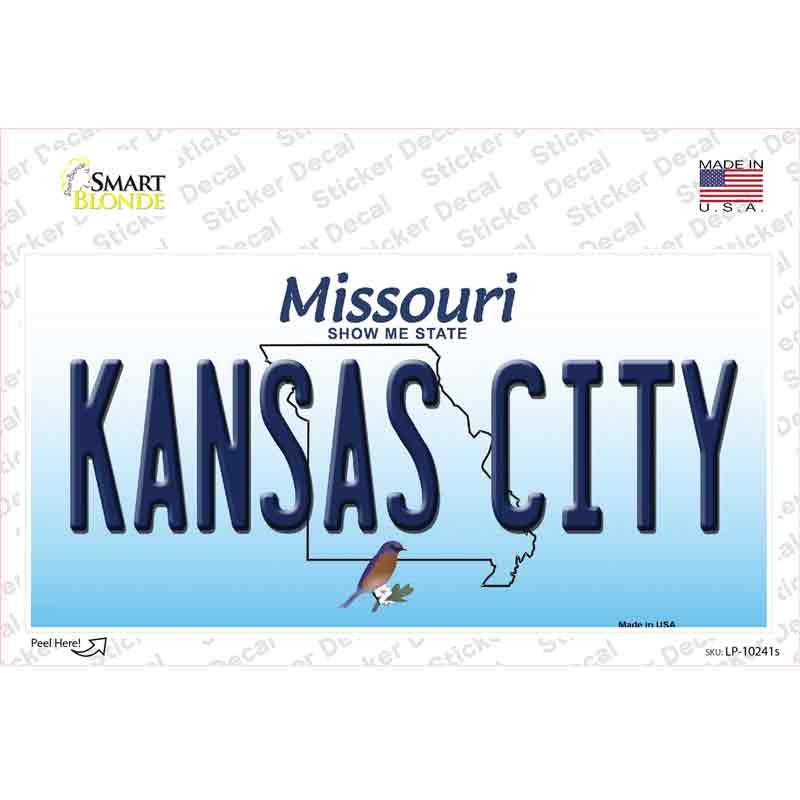 Kansas City Missouri Novelty Sticker Decal