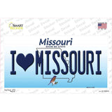 I Love Missouri Novelty Sticker Decal